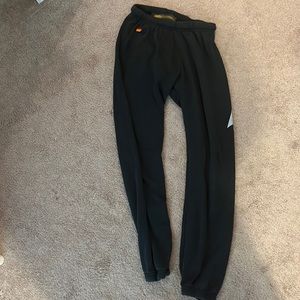 black aviator nation lighting bolt sweatpants